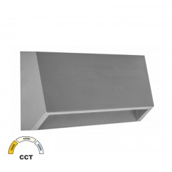 LED ΦΩΤΙΣ.PC ΕΠΙΤΟΙΧΟ ΕΜΜΕΣ. ΚΥΡΤΟ ΟΡΘΟΓ. 3W CCT IP65 ΓΚΡΙ