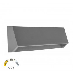 LED ΦΩΤΙΣ.PC ΕΠΙΤΟΙΧΟ ΕΜΜΕΣ. ΚΥΡΤΟ ΟΡΘΟΓ. 4W CCT IP65 ΓΚΡΙ