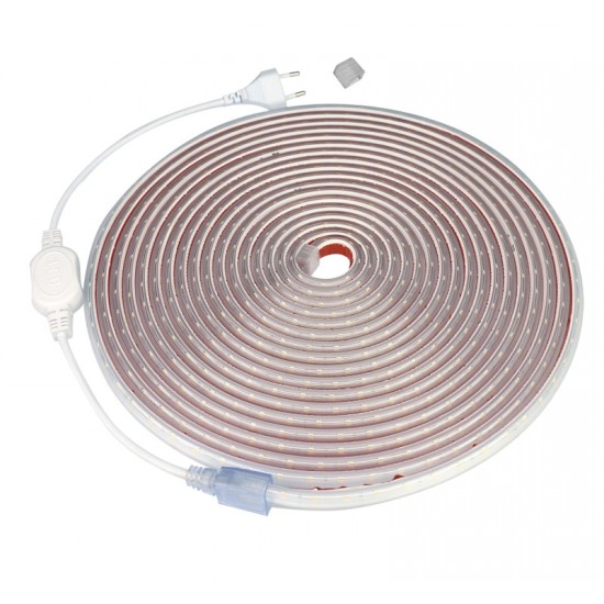 ΤΑΙΝIA LED 10m 230VAC 10W/m 60LED/m 4000K IP65