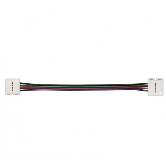 ΣΥΝΔΕΣΜ.(ΜΟΥΦΑ) ΜΕ ΚΑΛΩΔΙΟ ΓΙΑ ΤΑΙΝΙΑ LED RGB 10mm