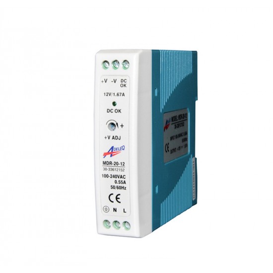 ΤΡΟΦΟΔΟΤΙΚΟ ΡΑΓΑΣ ΓΙΑ ΤΑΙΝΙΕΣ LED 240V/12VDC 15W ΤΡΟΦΟΔΟΤΙΚΟ ΡΑΓΑΣ ΓΙΑ ΤΑΙΝΙΕΣ LED 240V/12VDC 15W