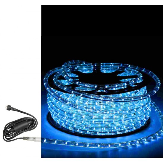 ΦΩΤ/ΝΑ LED Φ13mm 24V ΜΟΝΟΚΑΝΑΛΗ ΜΕ 48Led/m ΜΠΛΕ