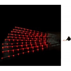 ΚΟΝΤΑΡΙΑ 10 ΔΙΑΦΑΝΑ ΥΨΟΣ 1μέτρο 8LED ΚΟΚΚΙΝΑ 24V