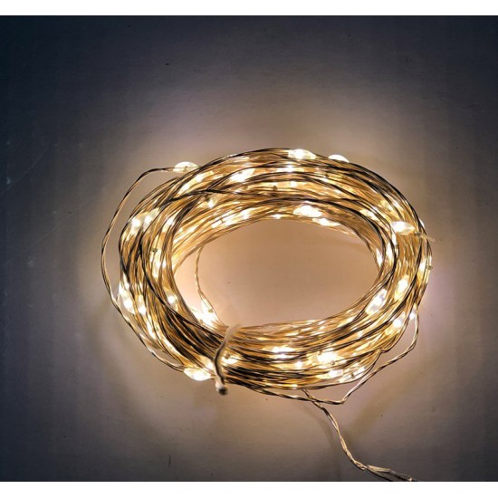 200 MICRO LED ΜΕ ΠΡΟΓΡΑΜΜΑ+ΣΤΑΘΕΡΑ ΑΣΗΜΙ ΣΥΡΜΑ ΘΕΡΜΑ ΙΡ44