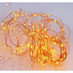 200 MICRO LED ΜΕ ΠΡΟΓΡΑΜ+ΣΤΑΘ.ΧΑΛΚΟΥ ΣΥΡΜΑ ΧΡΥΣΑ 2200K ΙΡ44