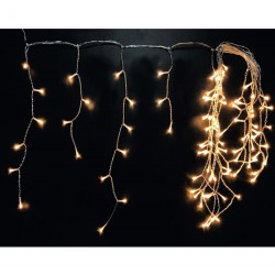 100 LED ΓΙΡΛΑΝΤΑ ΠΡΟΓΡΑΜ+ΣΤΑΘΕΡΑ ΔΙΑΦΑΝΟ ΚΑΛΩΔΙΟ ΘΕΡΜΑ IP44
