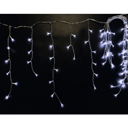 100 LED ΓΙΡΛΑΝΤΑ ΠΡΟΓΡΑΜ+ΣΤΑΘΕΡΑ ΔΙΑΦΑΝΟ ΚΑΛΩΔΙΟ ΨΥΧΡΑ IP44