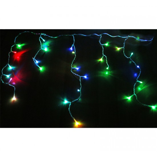 200 LED ΓΙΡΛΑΝΤΑ ΠΡΟΓΡΑΜΜΑ+ΣΤΑΘΕΡΑ ΔΙΑΦΑΝΟ ΚΑΛΩΔ RGB IP44