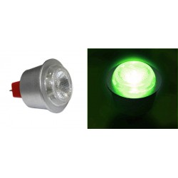 LED ΛΑΜΠΑ ΙΣΧΥΟΣ MR11 1W 12VAC/DC 30° ΠΡΑΣΙΝΗ