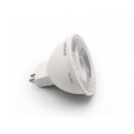 LED ΛΑΜΠΑ MR16 7W 12VAC/DC 38° ΛΕΥΚΟ 4000Κ