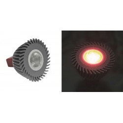 LED ΛΑΜΠΑ ΙΣΧΥΟΣ MR16 3W 12VAC/DC 1 Led 30° ΚΟKKINΗ