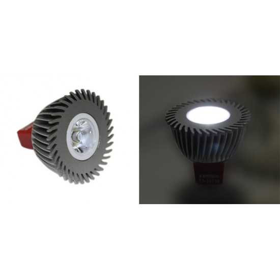 LED ΛΑΜΠΑ ΙΣΧΥΟΣ MR16 3W 12VAC/DC 1Led 10° ΨΥΧΡΟ 6200Κ LED ΛΑΜΠΑ ΙΣΧΥΟΣ MR16 3W 12VAC/DC 1Led 10° ΨΥΧΡΟ 6200Κ