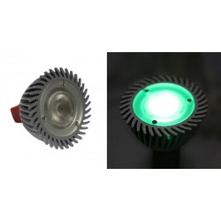 LED ΛΑΜΠΑ ΙΣΧΥΟΣ MR16 3W 12VAC/DC 1 Led NTIMΑΡ.10° ΠΡΑΣΙΝΟ