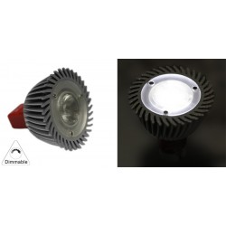 LED ΙΣΧΥΟΣ MR16 3W 12VAC/DC 1 Led ΝΤΙΜΑΡ.ΕΝ.ΦΑΚΟ 30° ΨΥΧΡΟ
