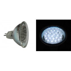 LED ΛΑΜΠΑ PAR16 ΜΕ 24LED 1.4W 12VDC 30° ΨΥΧΡΟ 6200Κ