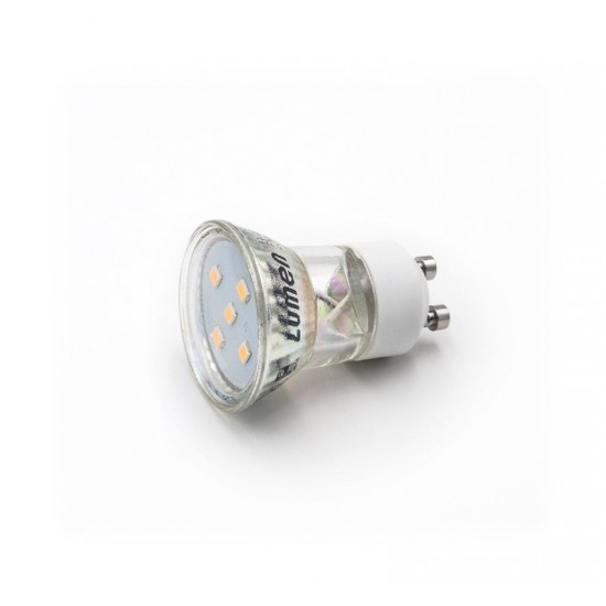 LED ΛΑΜΠΑ GU10 MR11 ΓΥΑΛΙΝΟ 2W 105° ΛΕΥΚΟ 4000Κ LED ΛΑΜΠΑ GU10 MR11 ΓΥΑΛΙΝΟ 2W 105° ΛΕΥΚΟ 4000Κ