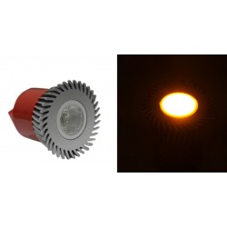 LED ΛΑΜΠΑ ΙΣΧΥΟΣ MR16 3W 230V 1 Led 30° ΠΟΡΤΟΚΑΛΙ