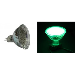 LED ΛΑΜΠΑ PAR16 30LED 2W 230V ΠΡΑΣΙΝΟ