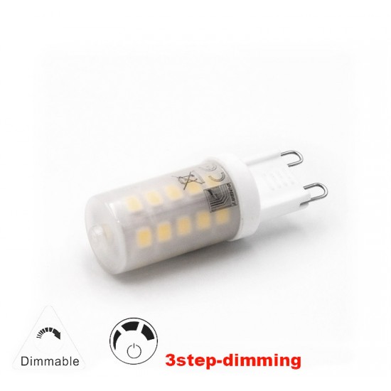 LED ΛΑΜΠΑ SMD ΚΕΡΑΜΙΚΟ G9 3.5W ΜΑΤ ΝΤΙΜΑΡ.3 EΠΙΠΕΔΩΝ ΘΕΡΜΟ