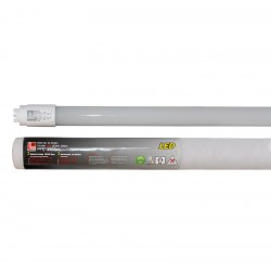 LED ΛΑΜΠΑ ΓΥΑΛΙΝΗ T8 120cm 18W 230V ΔΙΠΛΗΣ ΤΡΟΦΟΔΟΣ. ΘΕΡΜΟ