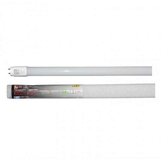 LED ΛΑΜΠΑ ΓΥΑΛΙΝΗ T8 150cm 24W 230V ΔΙΠΛΗΣ ΤΡΟΦΟΔΟΣΙΑΣ ΨΥΧΡΟ