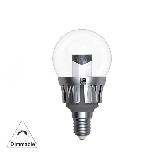 LED ΛΑΜΠΑ ΣΦΑΙΡΙΚΟ ΔΙΑΦΑΝΟ ΑΣΗΜΙ ΑΛΟΥΜΙΝ.Ε14 5W ΝΤΙΜΑΡ.ΘΕΡΜΟ LED ΛΑΜΠΑ ΣΦΑΙΡΙΚΟ ΔΙΑΦΑΝΟ ΑΣΗΜΙ ΑΛΟΥΜΙΝ.Ε14 5W ΝΤΙΜΑΡ.ΘΕΡΜΟ