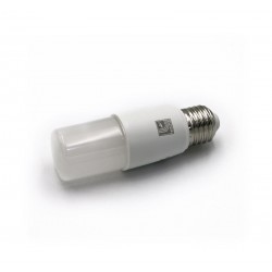 LED ΛΑΜΠΑ SMD ΣΩΛΗΝΑΣ T37 ΜΑΤ Ε27 9W 230V ΨΥΧΡΟ 6200Κ