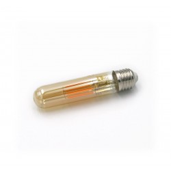 LED ΛΑΜΠΑ COG ΣΩΛΗΝΑΣ ΜΕΛΙ L:125mm D:30mm Ε27 6W ΝΤΙΜ.ΘΕΡΜΟ