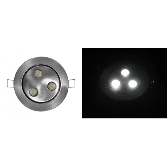 ΦΩΤ ΑΛ ΧΩΝ ΚΙΝΗTΟ ΜΕ LED ΙΣΧΥΟΣ 3x3W 60° ΧΩΡΙΣ ΤΡΟΦ ΨΥΧΡΟ
