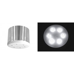 ΦΩΤ ΕΞΩΤΕΡ ΣΑΤΙΝΕ LED ΙΣΧΥΟΣ ΜΕ ΤΡΟΦΟΔΟΤΙΚΟ 6x3W 30° ΨΥΧΡΟ