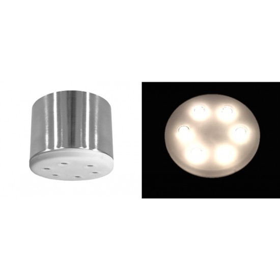 ΣΠΟΤ ΕΞΩΤΕΡ. ΣΑΤΙΝΕ LED ΙΣΧΥΟΣ ΜΕ ΤΡΟΦΟΔΟΤ. 6x3W 60° ΘΕΡΜΟ