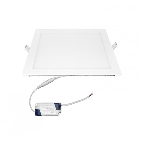 LED ΦΩΤΙΣΤΙΚΑ ΨΕΥΔΟΡΟΦΗΣ ΑΛΟΥM.ΤΕΤΡΑΓΩΝΟ 24W 4000K 120°ΛΕΥΚΟ