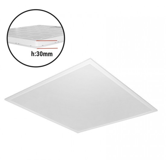 ΦΩΤΙΣΤΙΚΟ ΨΕΥΔΟΡΟΦΗ LED PANEL 60x60 50W 6300K ΛΕΥΚΟ BACKLIT
