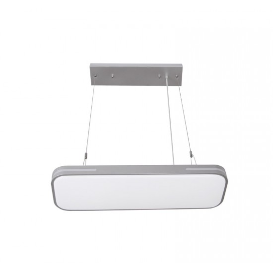 LED ΦΩΤΙΣΤ.ΠΑΡΑΛ/ΟΓΡΑΜΜΟ ME ΑΝΑΡΤΗΣΗ 19x60cm 30W 3000K ΑΣΗΜΙ