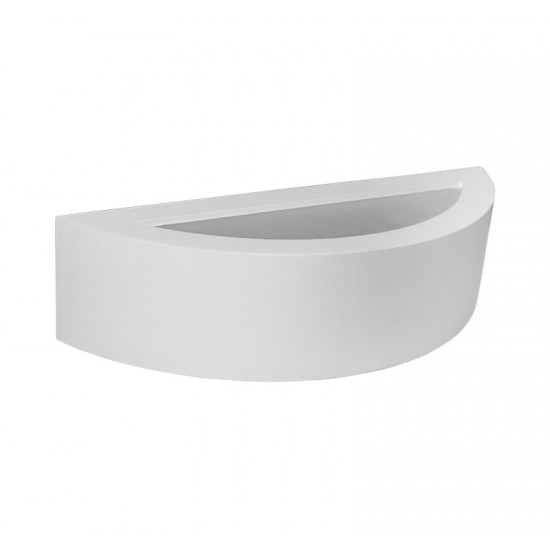 ΑΠΛΙΚΑ ΓΥΨΙΝΗ ΗΜΙΚΥΚΛΙΟ UP DOWN ΝΤΟΥΙ E14 300*100*75mm(h) ΑΠΛΙΚΑ ΓΥΨΙΝΗ ΗΜΙΚΥΚΛΙΟ UP DOWN ΝΤΟΥΙ E14 300*100*75mm(h)