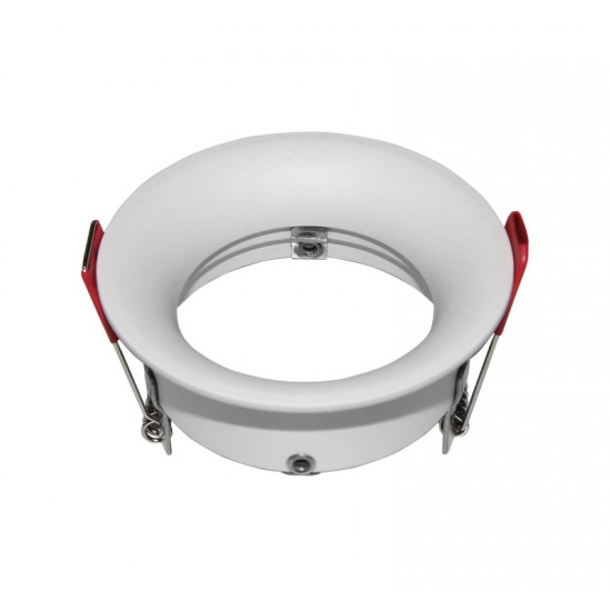 ΣΠΟΤ GU10 ΑΛΟΥΜΙΝΙΟΥ ΣΤΡΟΓΓ. ΚΟΙΛΟ ΒΑΘΥ ΣΤΑΘΕΡΟ ΛΕΥΚΟ