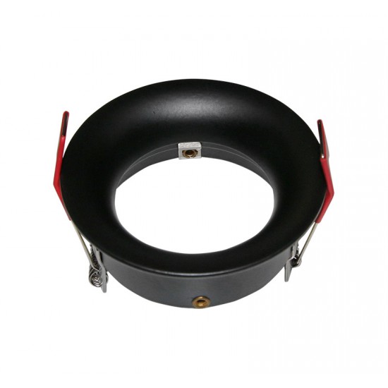 ΣΠΟΤ GU10 ΑΛΟΥΜΙΝΙΟΥ ΣΤΡΟΓΓ. ΚΟΙΛΟ ΒΑΘΥ ΣΤΑΘΕΡΟ ΜΙΝΙ ΜΑΥΡΟ