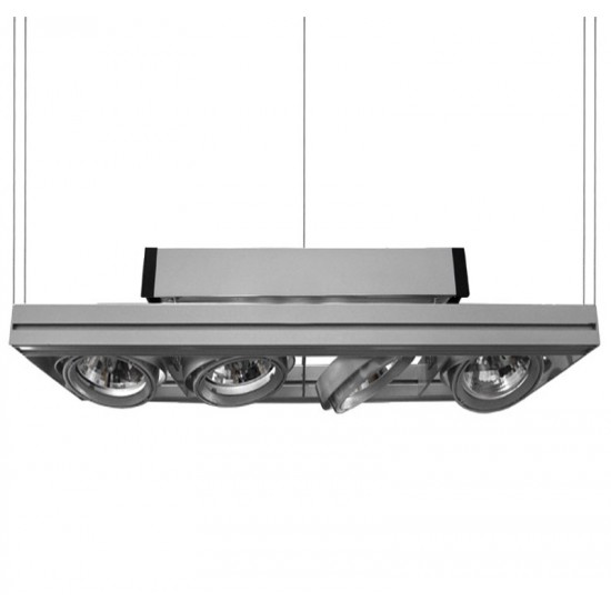 ΦΩΤΙΣΤΙΚΟ ΑΝΑΡΤΗΣΕΩΣ ΝΤΙΖΑΣ AR111 4x50W ΠΛΗΡH ΓΚΡΙ