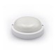 LED ΠΛΑΦΟΝΙΕΡΑ PC ΣΤΡΟΓΓΥΛΗ Φ140mm 8W 4000K IP54 ΛΕΥΚH