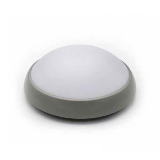 LED ΠΛΑΦΟΝΙΕΡΑ PC ΣΤΡΟΓΓΥΛΗ Φ213mm 9W 4000K IP65 ΓΚΡΙ LED ΠΛΑΦΟΝΙΕΡΑ PC ΣΤΡΟΓΓΥΛΗ Φ213mm 9W 4000K IP65 ΓΚΡΙ