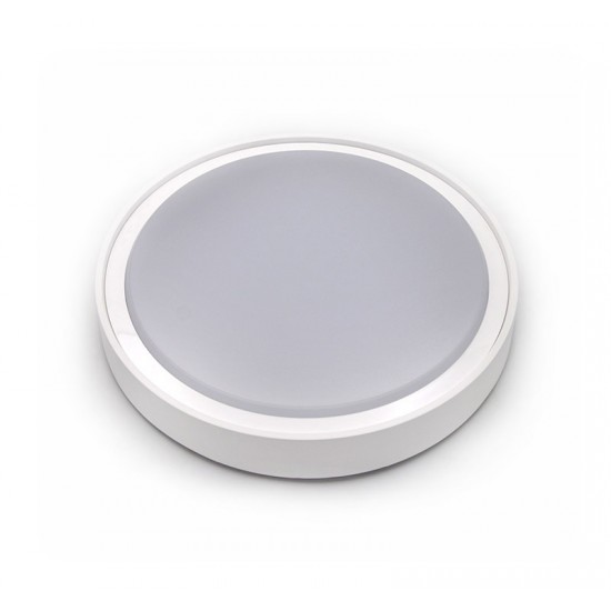 LED ΠΛΑΦΟΝΙΕΡΑ PC ΣΤΡΟΓΓΥΛΗ Φ300mm 18W 4000K IP65 ΛΕΥΚΗ LED ΠΛΑΦΟΝΙΕΡΑ PC ΣΤΡΟΓΓΥΛΗ Φ300mm 18W 4000K IP65 ΛΕΥΚΗ