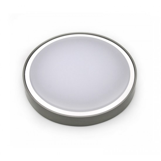 LED ΠΛΑΦΟΝΙΕΡΑ PC ΣΤΡΟΓΓΥΛΗ Φ300mm 18W 4000K IP65 ΓΚΡΙ LED ΠΛΑΦΟΝΙΕΡΑ PC ΣΤΡΟΓΓΥΛΗ Φ300mm 18W 4000K IP65 ΓΚΡΙ