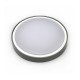 LED ΠΛΑΦΟΝΙΕΡΑ PC ΣΤΡΟΓΓΥΛΗ Φ360mm 28W 4000K IP65 ΓΚΡΙ