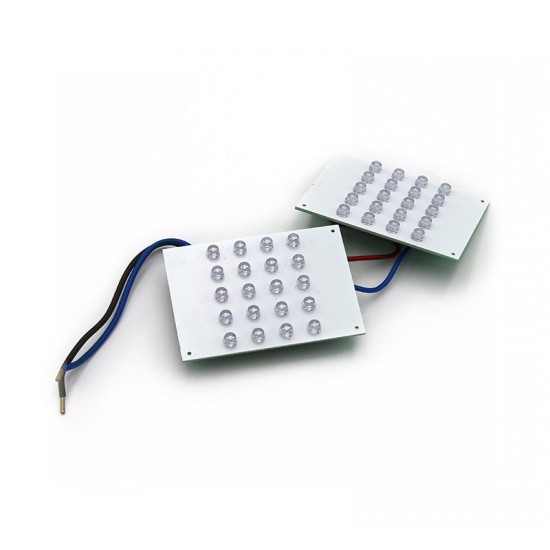 ΠΛΑΚΕΤΕΣ ΓΙΑ ΤΑ ΦΩΤΙΣΤΙΚΑ LED ΗΜΙΚΥΚΛΙΑ 3.3W ΜΠΛΕ