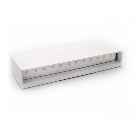 LED ΦΩΤΙΣΤ.PC ΟΡΘΟΓΩΝΙΟ ΜΟΝΗΣ ΚΑΤ/ΗΣ 6W 3000Κ IP65 ΛΕΥΚΗ