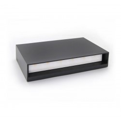 LED ΦΩΤΙΣΤ.PC ΟΡΘΟΓΩΝΙΟ ΔΙΠΛΗ ΚΑΤΕΥΘ 12W 3000K IP65 ΓΡΑΦΙΤΗ