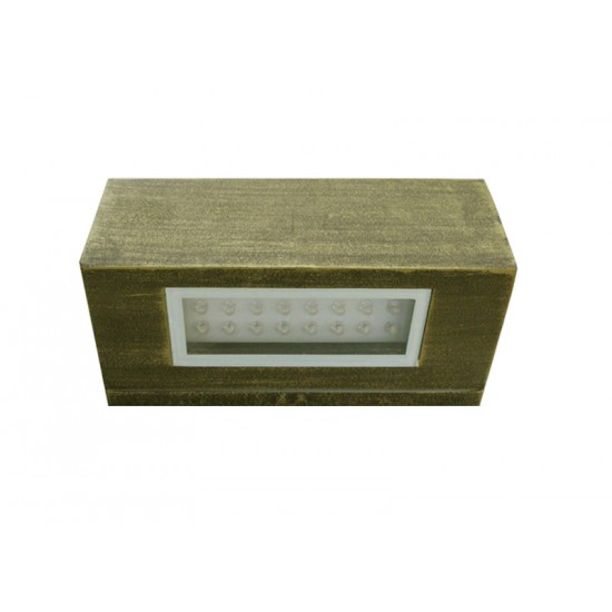 LED ΦΩΤ.ΔΙΠΛΟ ΟΡΘΟΓΩΝΙΟ ΕΠΙΤ ΑΛΟΥΜΙΝIOY 3.3W ΨΥΧΡΟ ΡΟΥΣΤIK