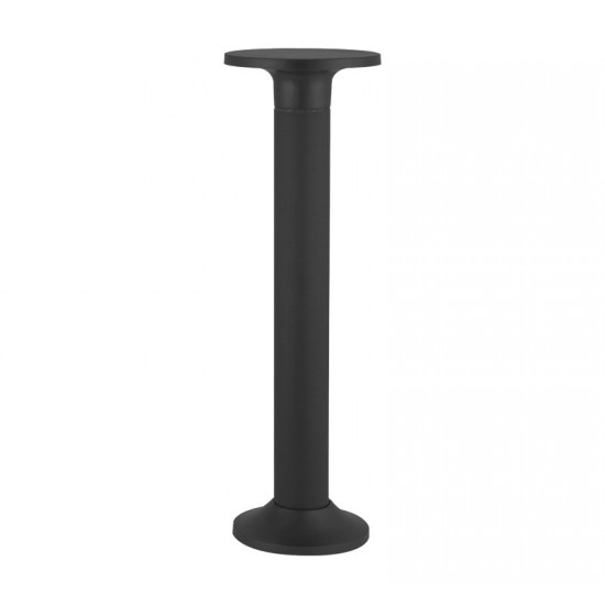 LED ΚΟΛΩΝΑ PC ΕΜΜΕΣ.ΦΩΤΙΣ.ΣΤΡΟΓΓ h70cm 8W 3000Κ IP54 ΓΡΑΦΙΤΗ