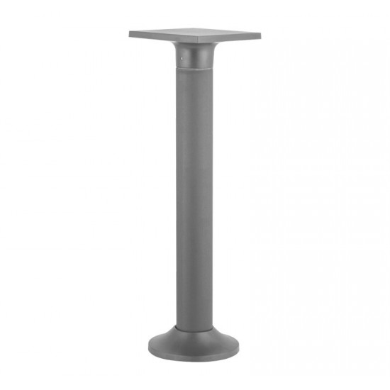 LED ΚΟΛΩΝΑ PC EΜΜΕΣ ΦΩΤΙΣ.ΤΕΤΡΑΓ h70cm 8W 3000Κ IP54 ΓΚΡΙ