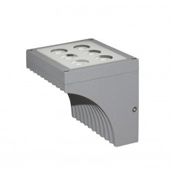 LED ΑΠΛΙΚΑ ΑΛΟΥΜΙΝΙΟΥ ΜΟΝΗΣ ΚΑΤΕΥΘ.6W ΘΕΡΜΟ ΓΚΡΙ